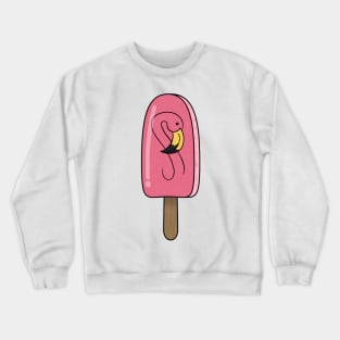 Animal Popsicle Flamingo Ice Cream Summer Gift Crewneck Sweatshirt